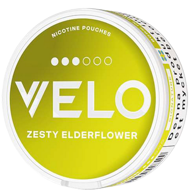 Velo zesty elderflower snus