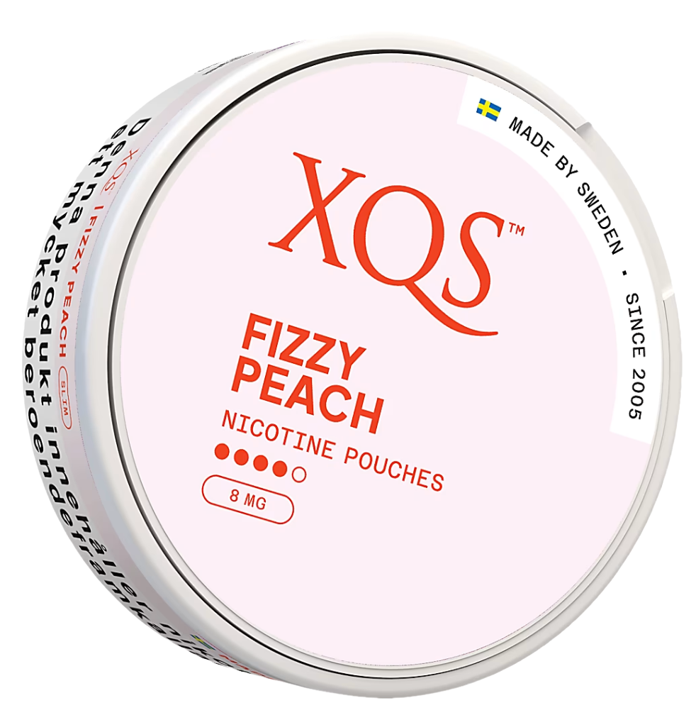 XQS fizzy peach snus