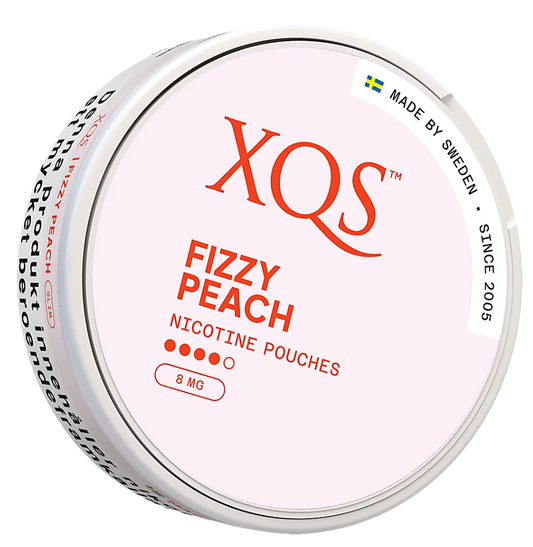 XQS fizzy peach snus