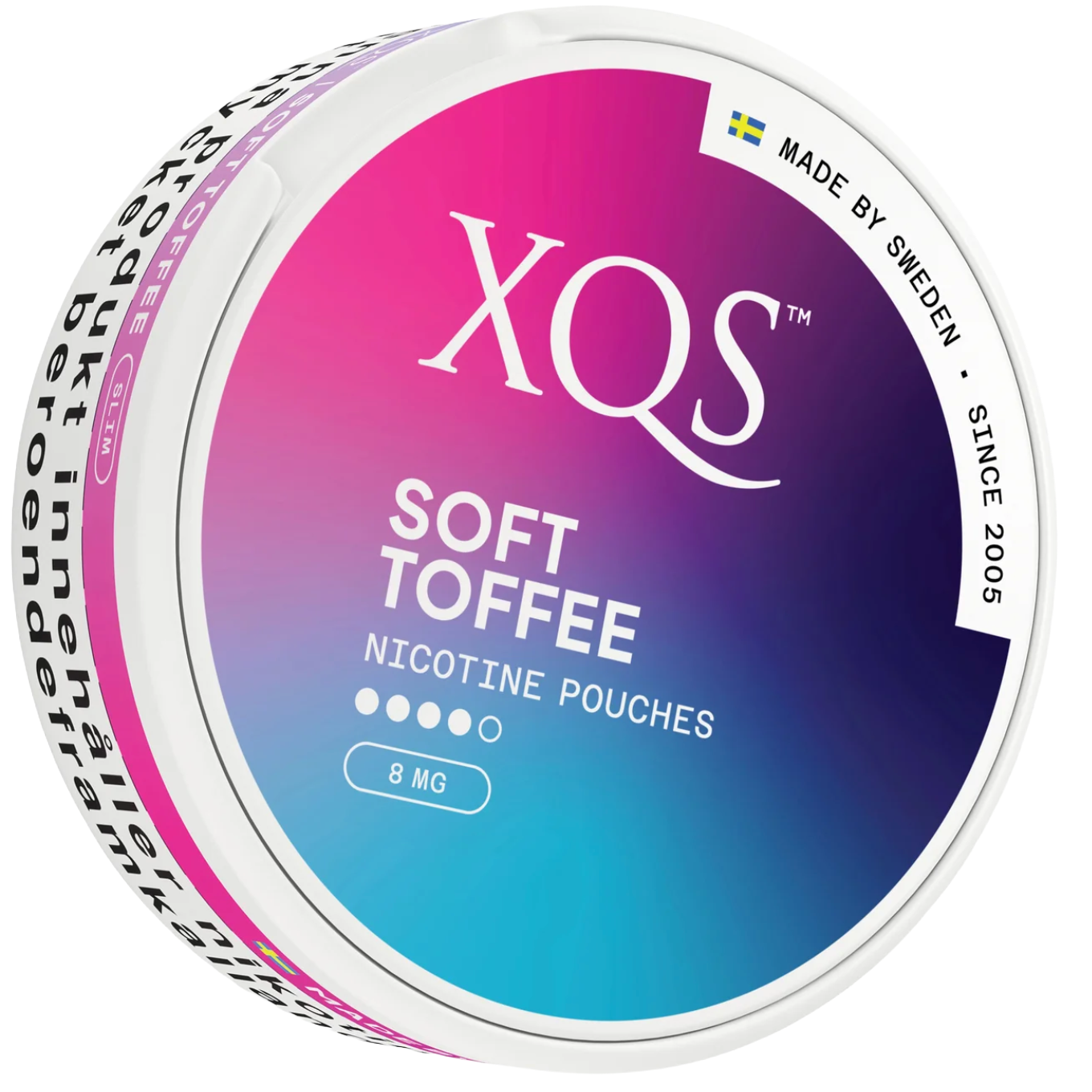 XQS soft toffee snus